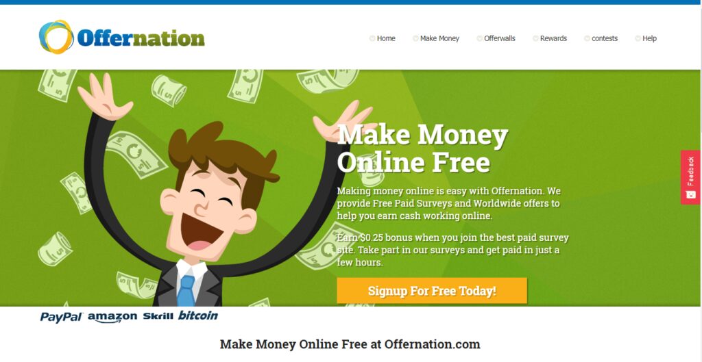 offernation ads clicking jobs